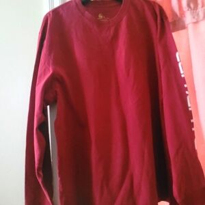 Carhartt Red Long Sleeve Shirt